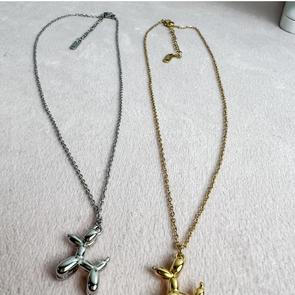 Dog Pendant Necklace Balloon Dog Necklace for Dog Lovers - Picture 8 of 8